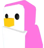 Aspectos de pingüinos Knockout de color rosa neón