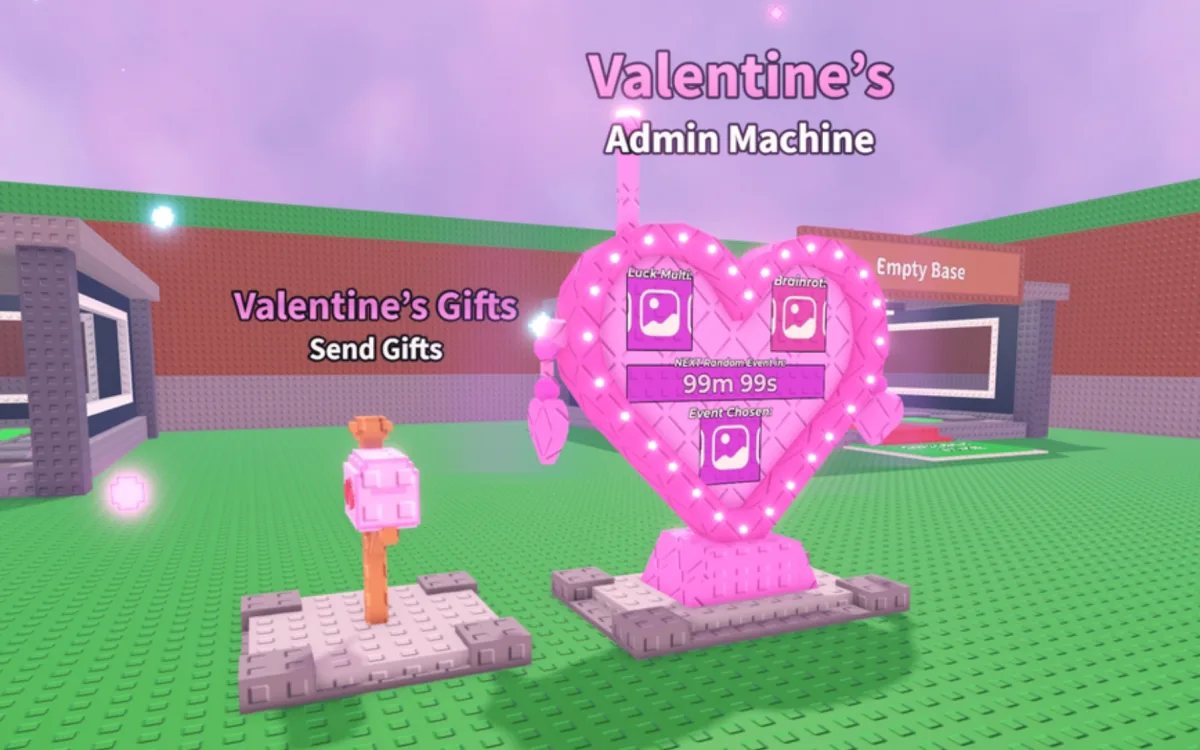 Robar una actualización de Brainrot Valentine's Parte 2
