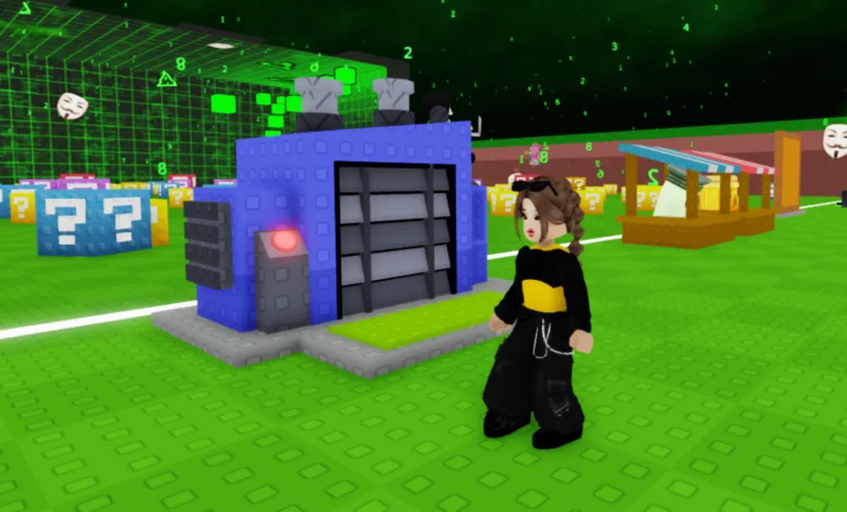 Romper una máquina de fusibles Lucky Block