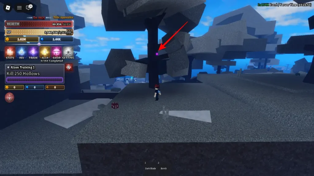 Sailor Piece True Aizen Sword Hogyoku Fragmento 1