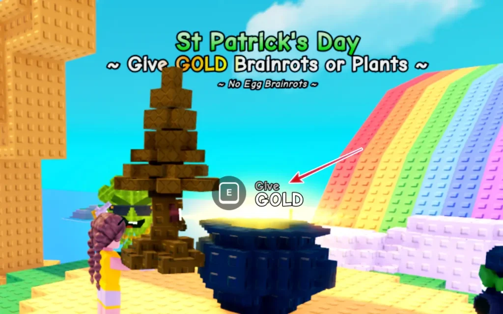 Evento del Día de San Patricio de Plants vs Brainrots
