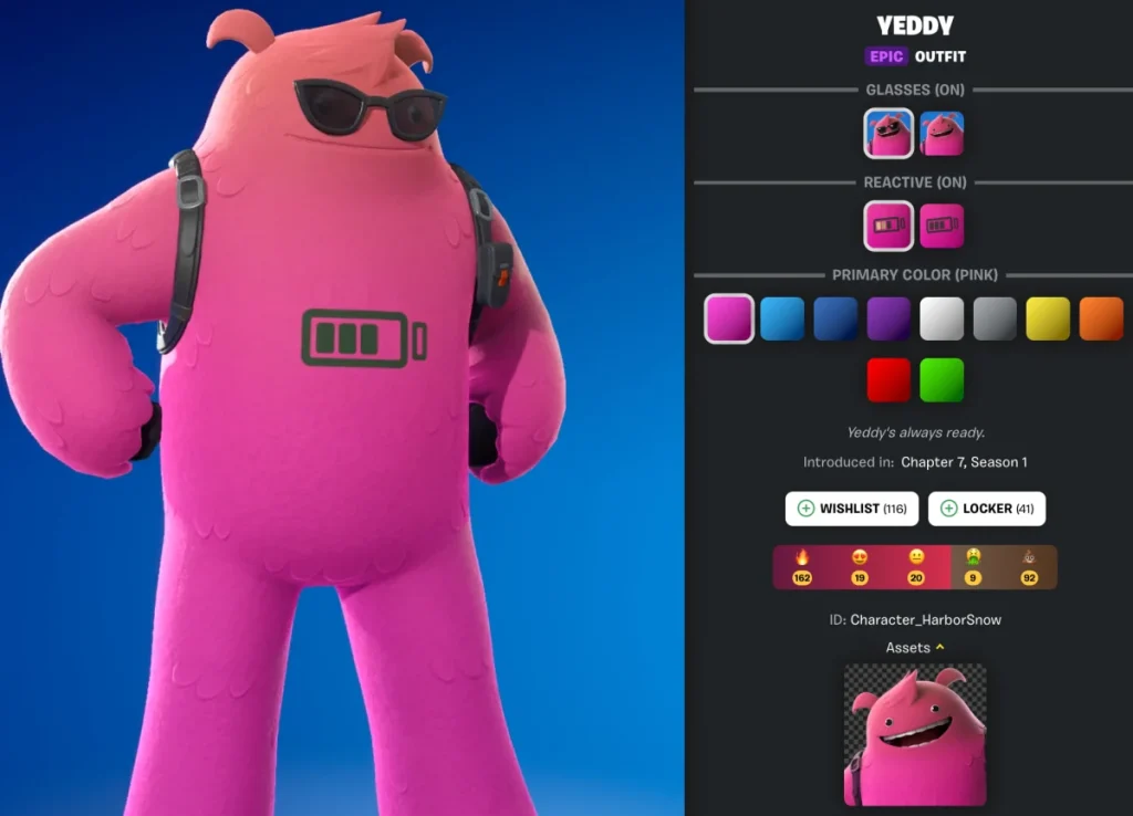 Yeddy Piel Fortnite