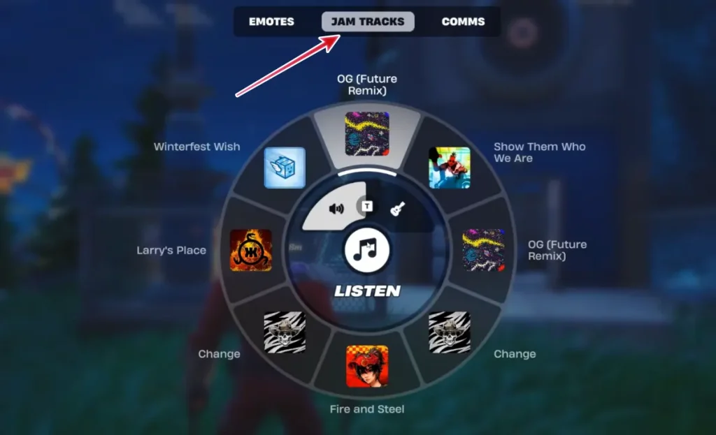Jam Track Jugador Fortnite