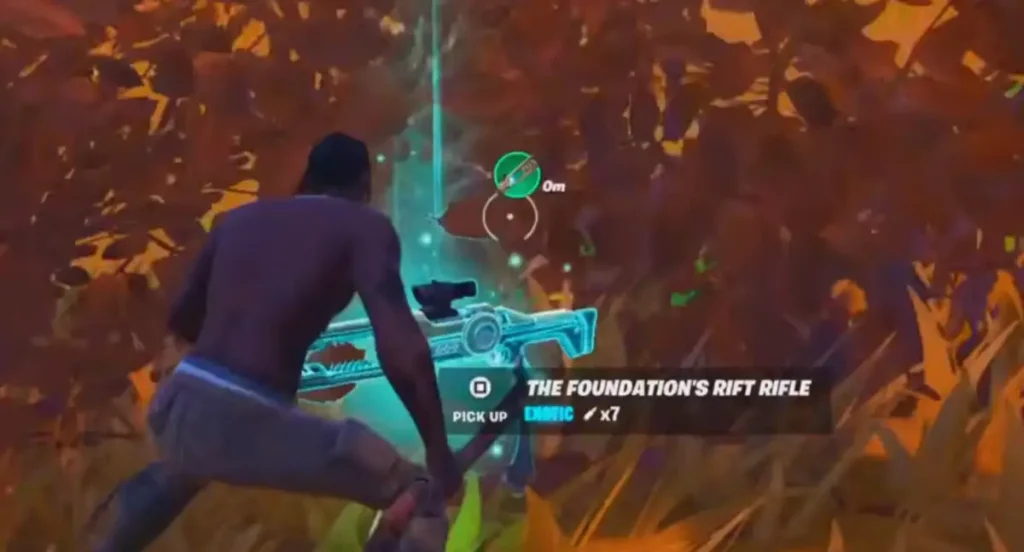 Rifle Rift de la Fundación Fortnite