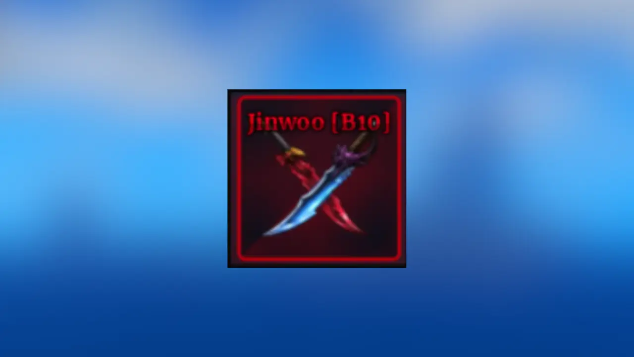 Espada Jinwoo de Sailor Piece