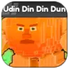Udin Din Din Dun Sé un bloque con suerte Brainrots